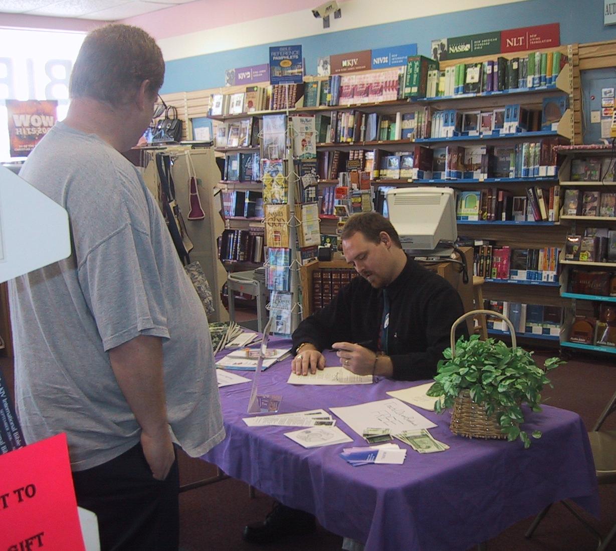Tampa Christian Supply Book Signing 09/16/2006